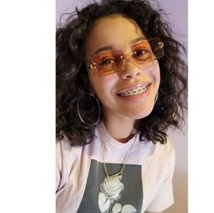 Rimless Ombre sunglasses